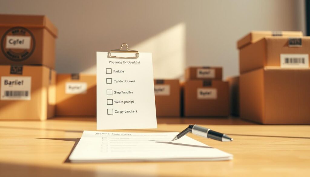 moving preparation checklist