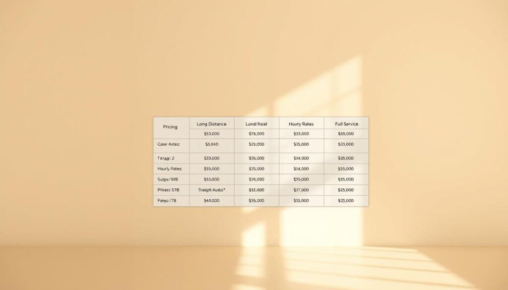 moving service pricing moving service pricing