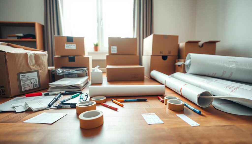 packing supplies and tips