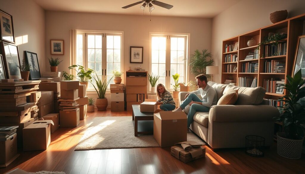 settling into a new home