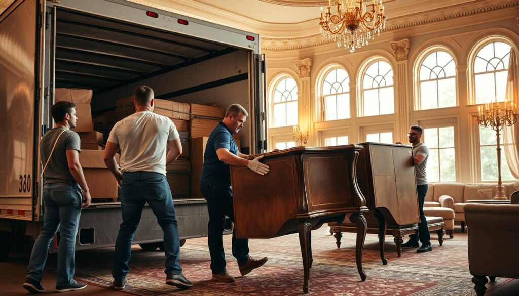 traditional moving vs. white glove