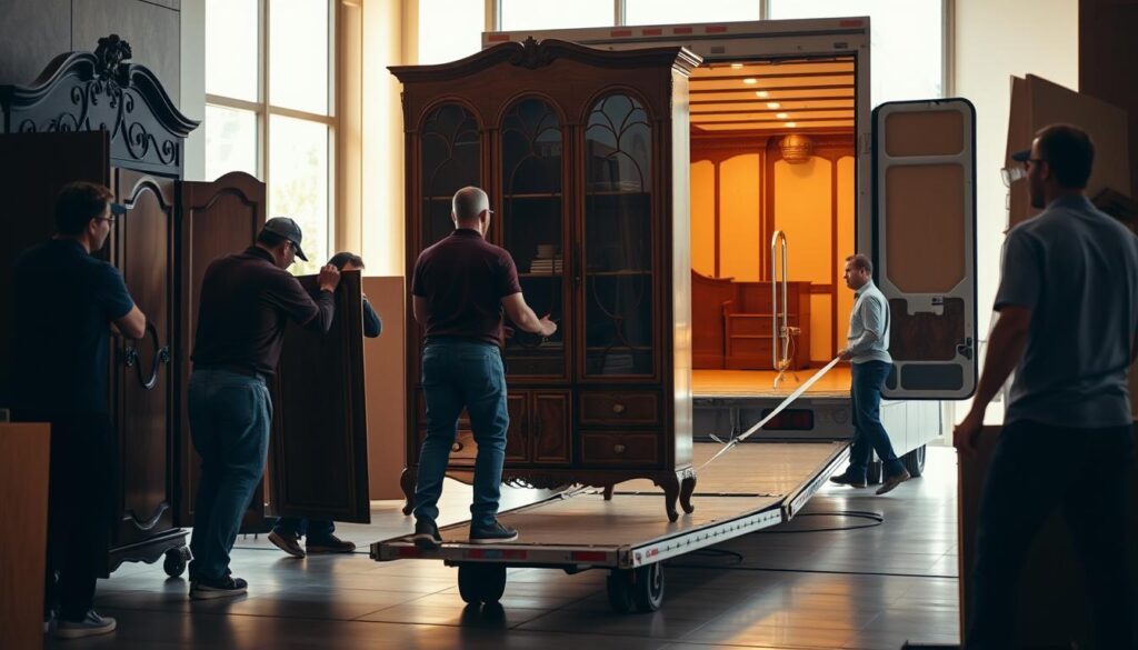 types of furniture moving services