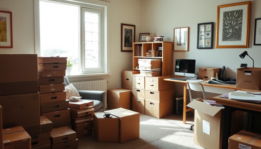 unpacking after moving