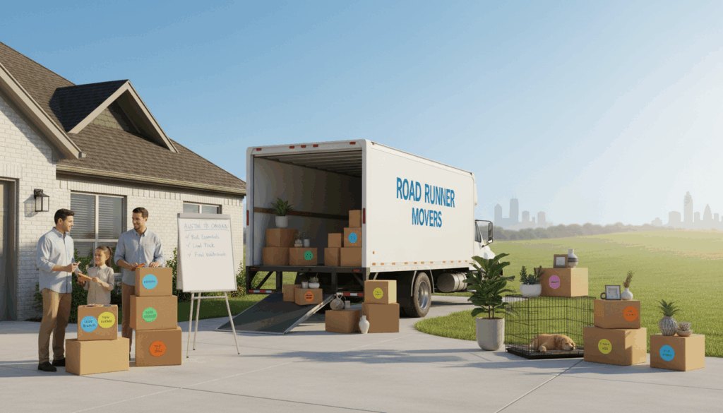 stress-free moving process